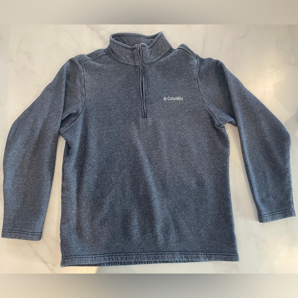 Columbia Blue/Grey Fleece Pullover